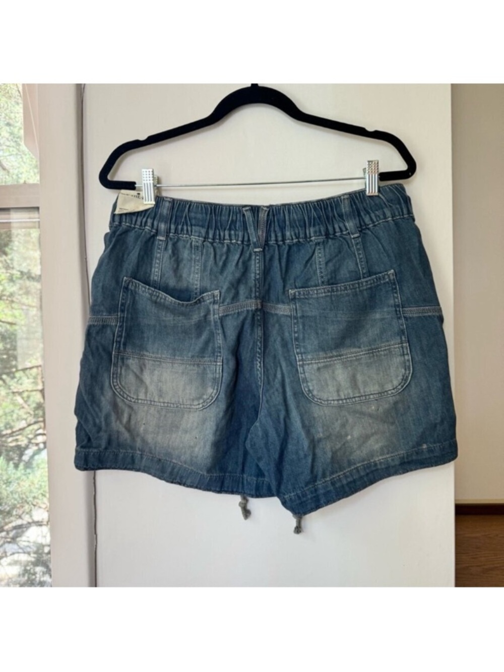 NWT Free People Second Chances Low-Slung Jean Shorts Blue Small - Picture 12 of 14